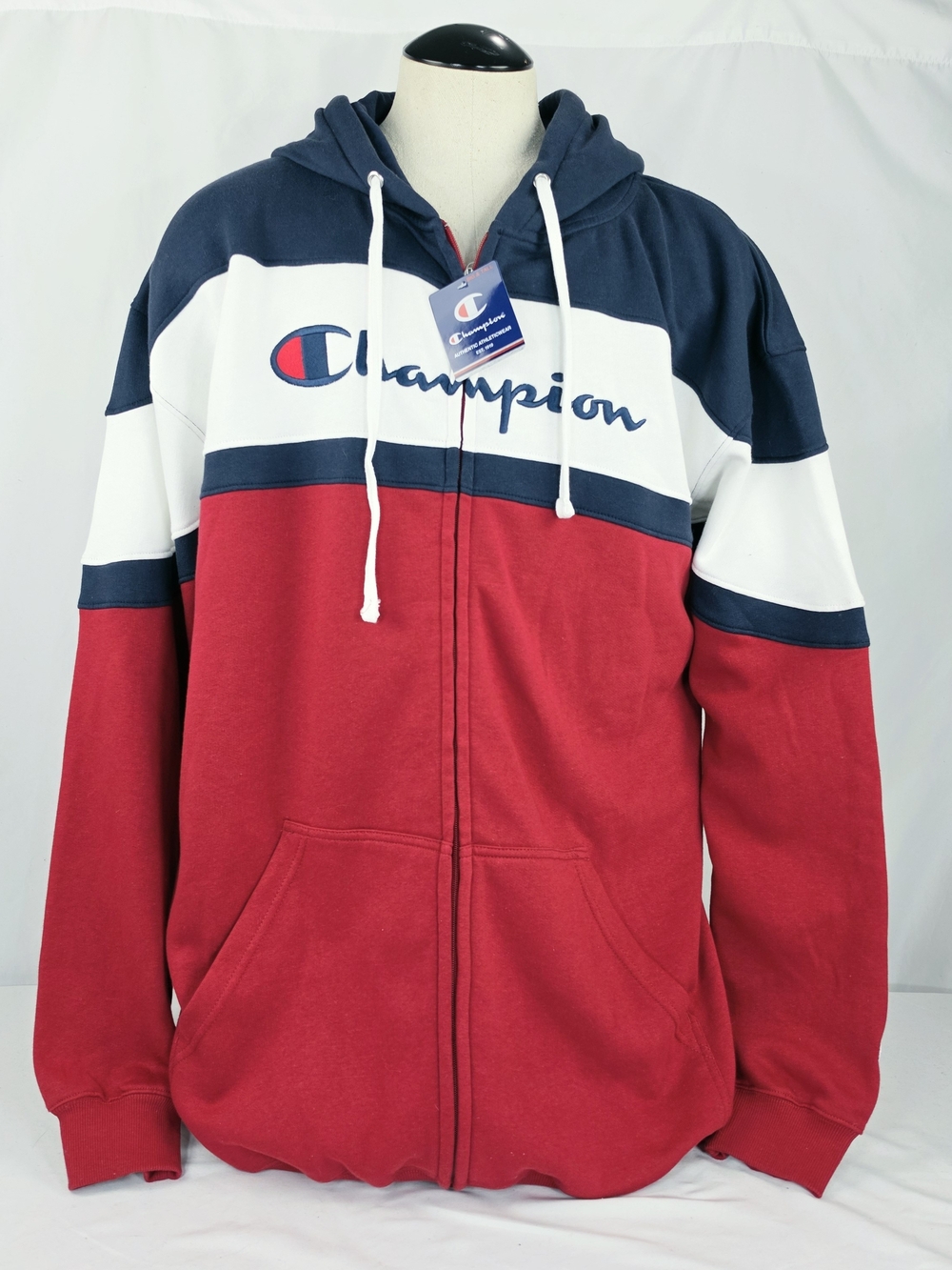 Champion Men’s Colorblock Full-Zip Hoodie